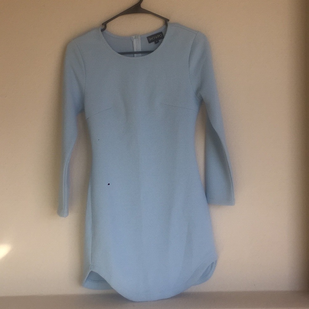 Showpo Baby Blue Dress AU 8 US 4